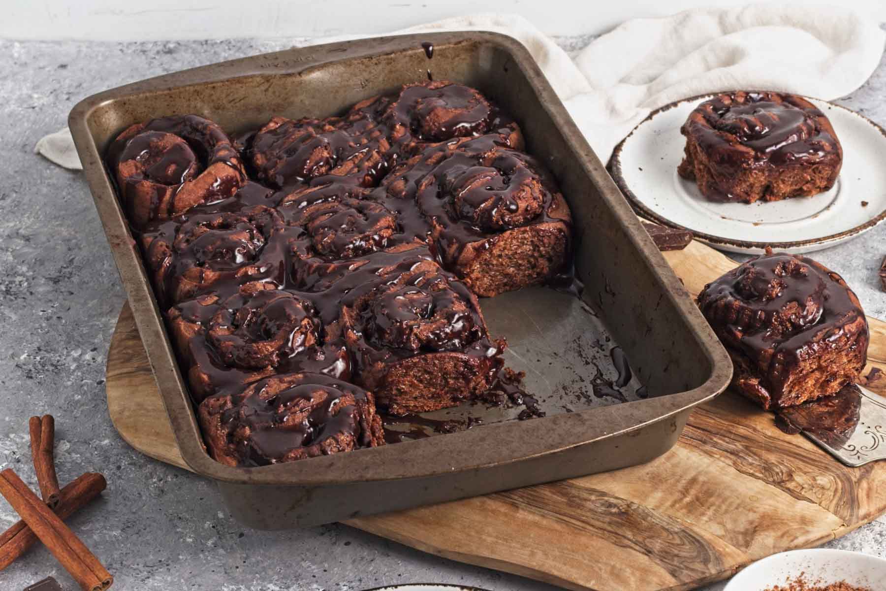 Chocolate Cinnamon Rolls