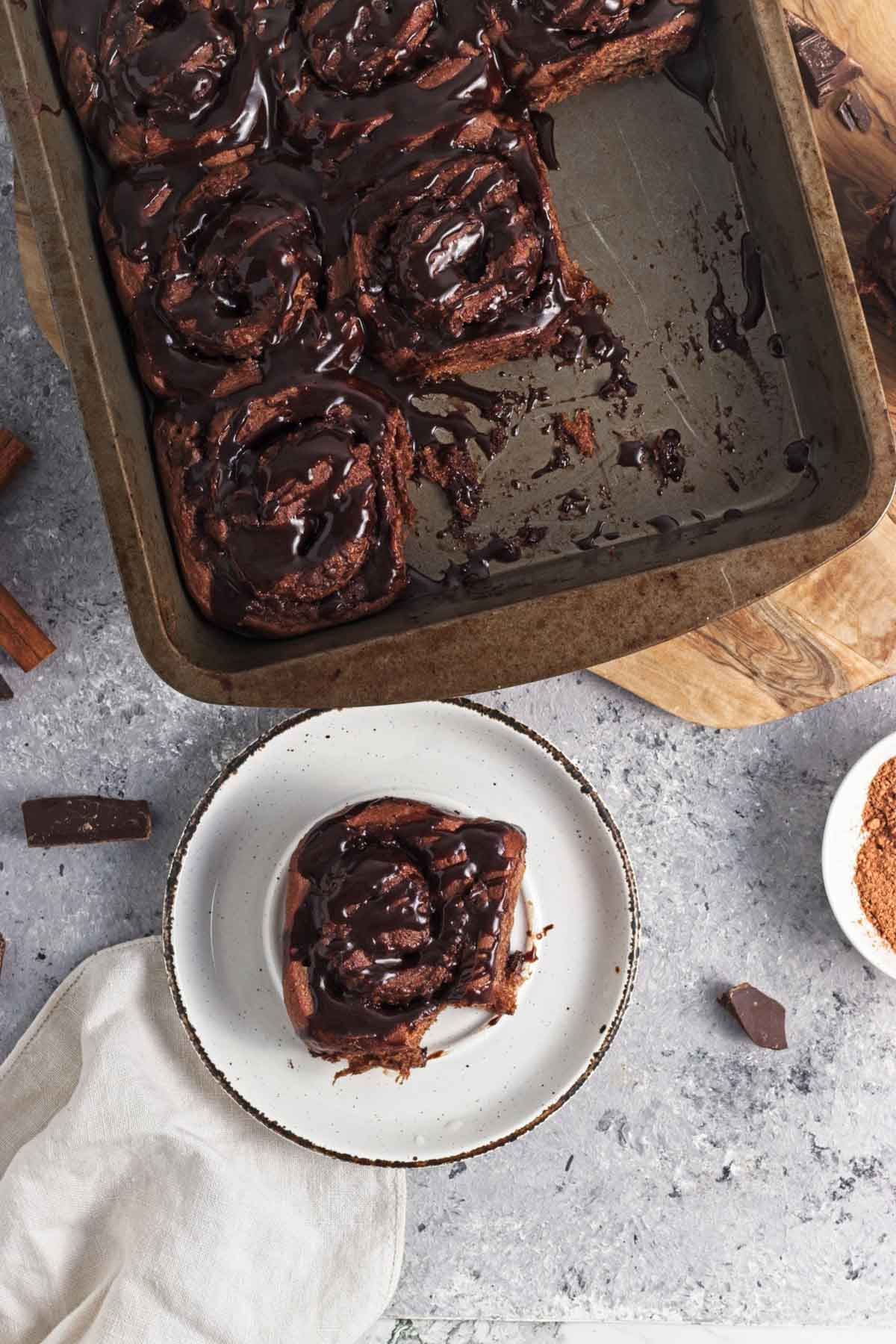Chocolate Cinnamon Rolls