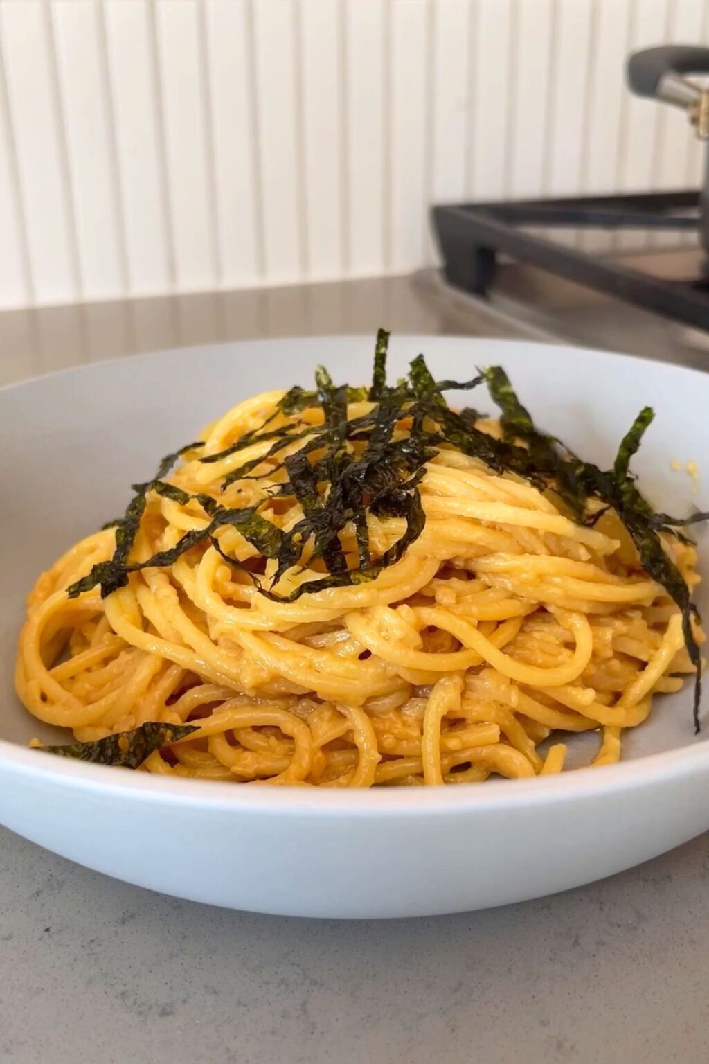 Miso Garlic Butter Pasta - Glow Diaries - Homemade Pasta With Homemade Miso Glaze